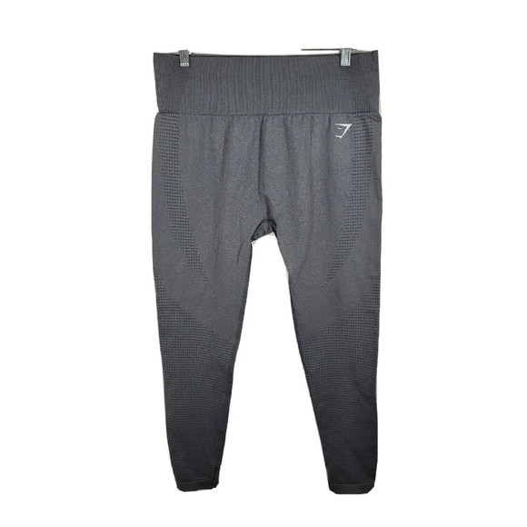 Gymshark SIZE XXL Vital Seamless 2.0 Leggings Smokey Grey Marl Women’s - Picture 1 of 3